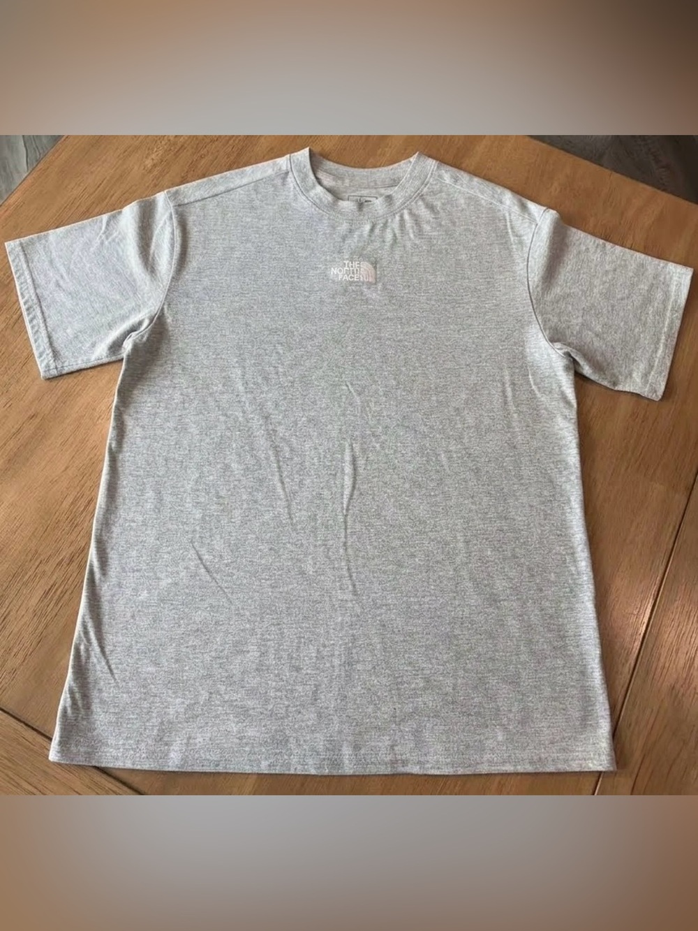 The North Face Light Heather Gray Short-Sleeve Crewneck Tee Size Small